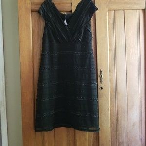 Black cocktail dress